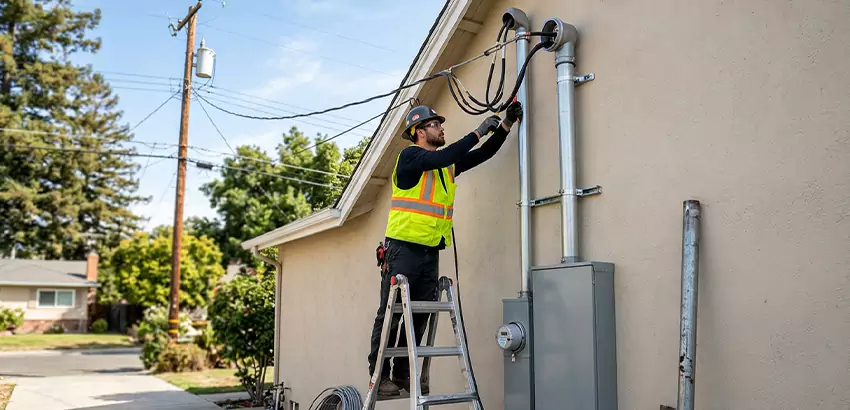 Electrical Service Entrance and Mast Upgrade in Holly Springs