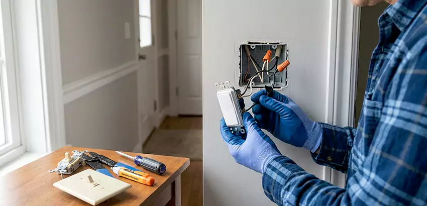 Motion Sensor Light Switch Replacement in Holly Springs