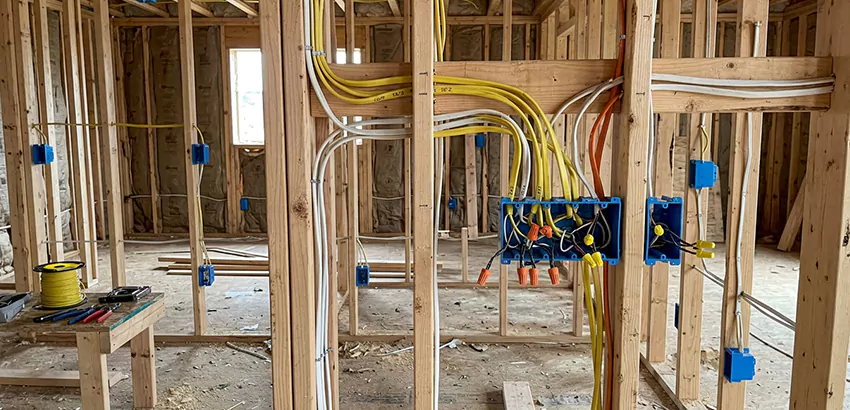 Residential New Construction Electrician Service in Holly Springs