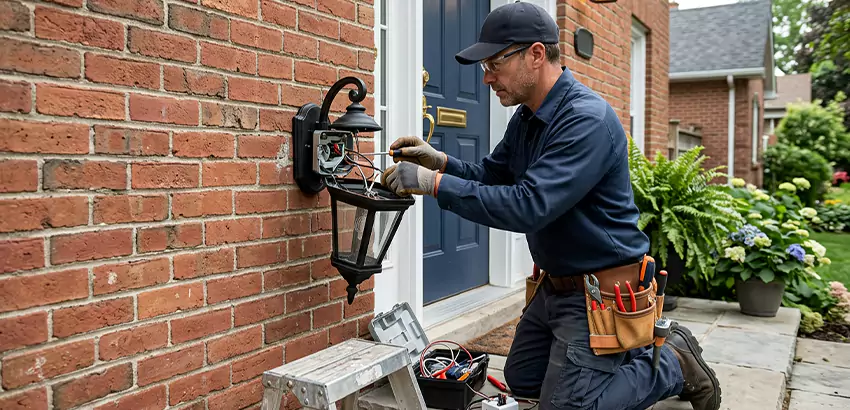 Outdoor Fixture Repair in Holly Springs