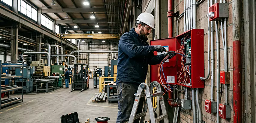 Industrial Fire Alarm Installation in Holly Springs