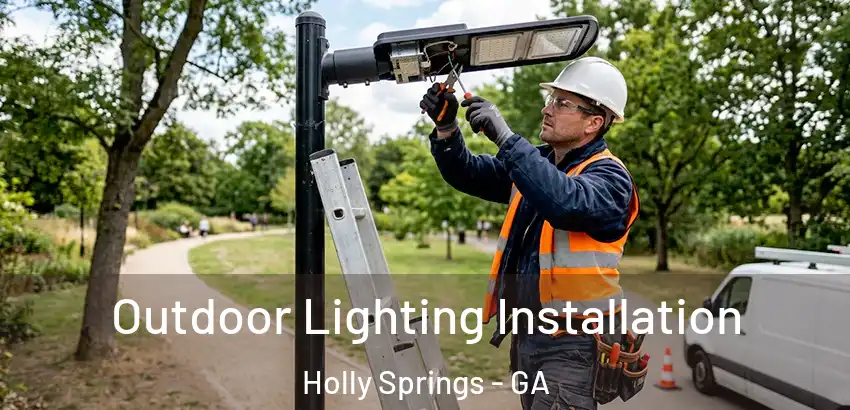  Outdoor Lighting Installation Holly Springs - GA