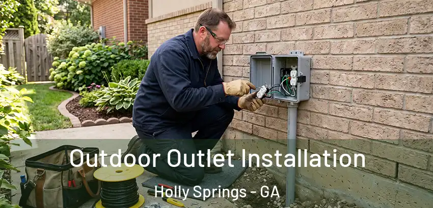 Outdoor Outlet Installation Holly Springs - GA