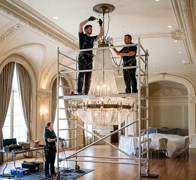 Professional Chandelier Installation: Your Local Fixture Team in Holly Springs, GA