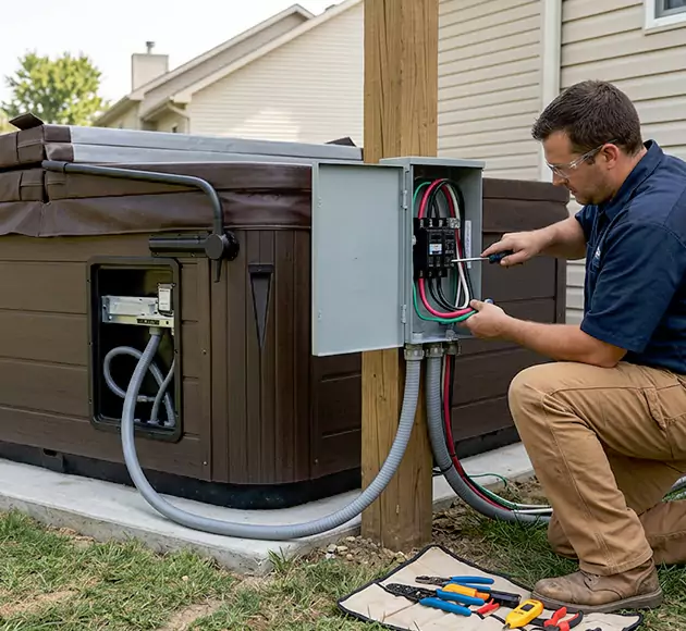 Professional Hot Tub Electrical Installation: Your Local Spa Wiring Team in Holly Springs, GA